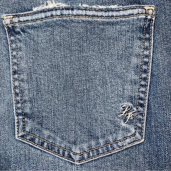 Lovers + Friends Logan High Rise Tapered Jean in Blue Heights Sz 27 - Picture 13 of 14